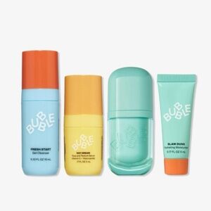 BUBBLE Skincare Set NEW Travel Size